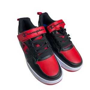 Champion Boys Athletic Sneakers Drome 19  Red Black Lace Up  Strap Size 9 M